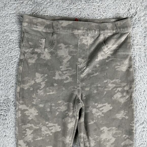 Spanx Women's Shaping Jeggings L Grey Camo High Rise Slimming Stretch Comfort - Picture 6 of 15